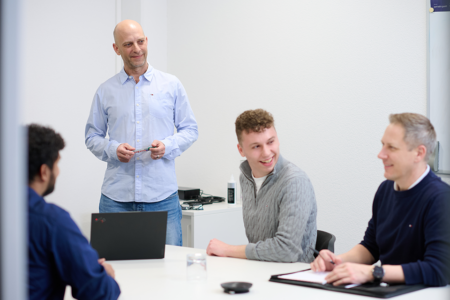 Meeting vier Personen